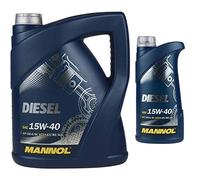 Huile moteur MANNOL 6 litres SAE 15W-40 DIESEL