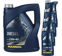 Huile moteur MANNOL 9 l SAE 15W-40 Diesel