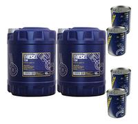 Huile moteur MANNOL Diesel TDI 5 W-30 4 x MANNOL Doctor ADDITIV 20 L