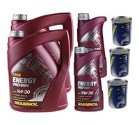 Huile moteur MANNOL Energy Premium 5 W-30 3 x MANNOL Doctor ADDITIV 12 L