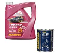 Huile moteur MANNOL Legend+Ester 0W-40 1 moteur MANNOL Doctor ADDITIV 4 L