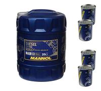 Huile moteur MANNOL SAE 10 W-40 diesel EXTRA 4 x Doctor 20 l