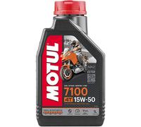 Huile Moteur Moto Motul 7100 4T 15W50 100% Synthétique ESTER JASO MA2 - 1 L