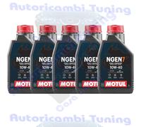 Huile Moteur Moto Motul NGEN 7 10W40 4T MA2 API SP JASO T 903 5 Litres