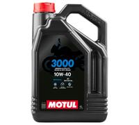 Huile Moteur Motul 4T SAE 10W-40 minérale 3000 4 L API SM JASO MA2