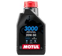 Huile Moteur Motul 4T SAE 20W-50 Minérale 3000 1 L Huile Moteur API SM JASO MA2