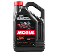 Huile Moteur Motul 4T SAE 20W-50 Synthétique 7100 4 L API SP JASO MA2