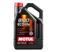 Huile moteur MOTUL 8100 ECO-LITE 5W20 - 100% synthèse - 5 Litres