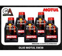 Huile Moteur Motul 8100 X-Clean + 5W30 C3 5 Litres Acea C3