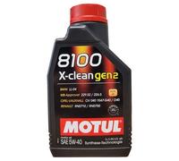 Huile Moteur Motul 8100 X-clean gen2 5W-40 1 L BMW LL-04 dexos2 MB 229.52