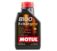 1 Lt MOTUL 8100 X-Clean 5W40 Huile de Moteur 100% Synthétique Acea C3 Api Sn /