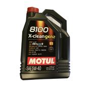 Huile moteur MOTUL 8100 X-Clean GEN2 5W40 5L