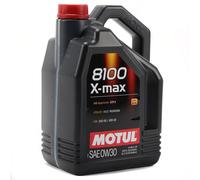 Huile moteur MOTUL 8100 X-max 0W30 - 100% synthèse - 5 Litres