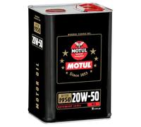 Huile moteur MOTUL Classic 20W50 - minérale - 5 Litres