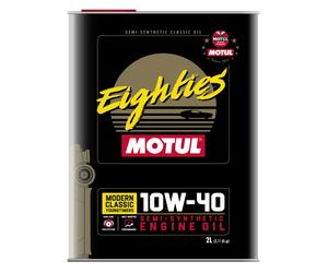 Huile moteur MOTUL Classic EIGHTIES 10W40 - semi-synthétique - 2 Litres