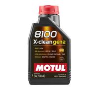 Motul Huile moteur 8100 X-Clean 5W40 – 100% synthétique ACEA C3 API SN/CF – 1 L