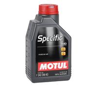 Huile moteur MOTUL Specific PORSCHE A40 0W40 - 100% synthèse - 1 Litre