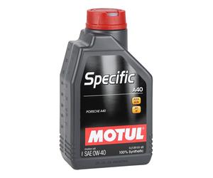Huile moteur MOTUL Specific PORSCHE A40 0W40 - 100% synthèse - 1 Litre