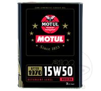 Huile moteur semi-synthétique pour motos 15W50 4T 2L CLASSIC