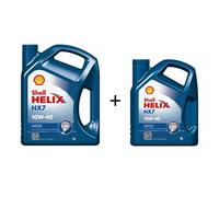 Huile Moteur Shell Helix Hx7 10w40 Diesel 5 L + 2 L