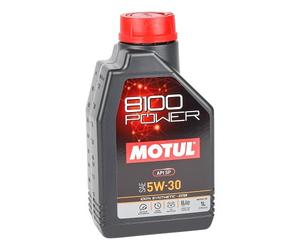 Huile moteur sport MOTUL 8100 POWER 5W30 - 100% synthèse - 1 Litre