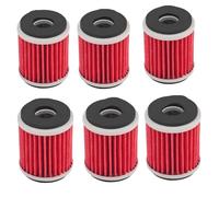 Huile Moto 1/2/4/6/10 pièces for EC450F EC300F EC250F 4T for SMR125 TE125 SMS4 125 250 TF ES(6pcs-Red)