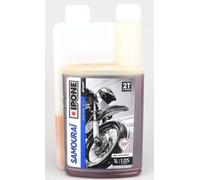 Huile moto IPONE samourai 2 Temps bidon 1 litre senteur Fraise