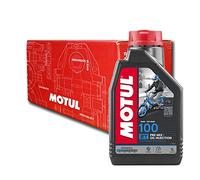 Huile moto Motul 100 2T - 8 x 1 l