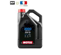 4 Litre MOTUL 3000 4T 20W-50 Moto L'Huile De Moteur Minérale 4 Pas HD Huile Jaso