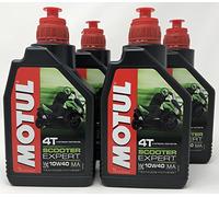 Huile Moto - Motul Scooter Expert 4T 10 W-40, 4 l (4 x 1 Lt)