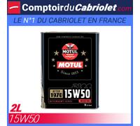 Huile Motul 2100 15W50 - 2L pour moteur 4 Temps
