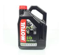 Huile Motul 510 2T 4L pour graissage séparé mélange deux roues moto scooter Neuf