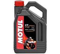 Huile Motul 710 2T 100% Synthétique Bouteille De 4 Lt Litres Mélange Vespa Zip