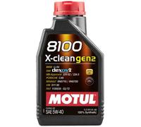 HUILE MOTUL 8100 X-CLEAN GEN2 5W40 Auto EURO 4, 5 Et 6 À Essence Et Diesel