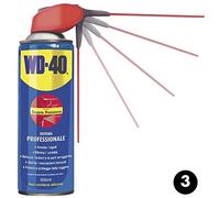 Huile multi-usage WD-40 professionnelle 500 ml - Lubrifiant - 500 g - Nettoie, Dégrippe, Protège et Chasse l'humidité - Vaporisateur - Prévenir la corrosion