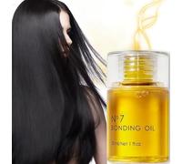 Huile naturelle pour cheveux - 30 ml - Huile de soin capillaire n° 7 - Huile concentrée brillante - Protection contre la chaleur - Nourrit et renforce efficacement les cheveux et réduit la chute des