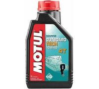 Huile Nautique MOTUL Outboard Tech 10W40 pour Moteurs Hors-Bord 4 Temps Essence