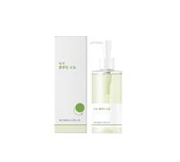 Huile nettoyante au haricot mungo, 200 ml, sans parfum, non comédogène, efficace pour éliminer les points noirs et les pores en profondeur, adaptée aux peaux sensibles. Double nettoyage.