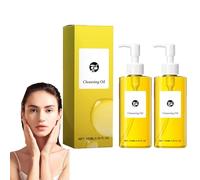 Huile nettoyante en profondeur, huile démaquillante, démaquillant doux, nettoyant hydratant et nourrissant, démaquillant pour peaux sensibles, nettoyant hydratant en profondeur des pores (2pcs)