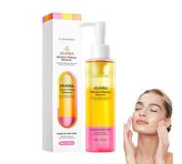 Huile nettoyante pure pour le visage, 150 ml, huile démaquillante, pour enlever le maquillage quotidien, nettoyant doux pour le visage, nettoyant pour le visage, dissolvant de points noirs, parfait