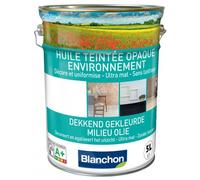 Huile opaque - mat - pour parquet - 5 L - noir - Environnement BLANCHON