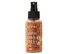 Huile Pailletée pour le Corps Spray, Huile Scintillante pour le Corps, Illuminateur de Teint, Oil Seche Corps Hydratante, Body Highlighter Maquillage pour Festival Mascarade Anniversaire (Or Bronze)