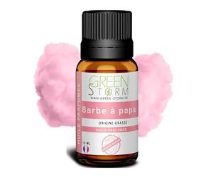 Huile PARFUMÉE Barbe à Papa 10 ML, Huile Essentielle - Diffusion, Cosmétique, Massage, Bain aromatique - DIY Bougie, Savon, Crème, Huile, Lotion - Peau Cheveux Green-Storm