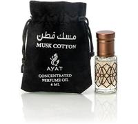 Huile Parfumé Musk Cotton 6ml AYAT PERFUMES Senteur Arabian Fabriqué à Dubaï | Extrait de Parfum/Attar Pour Une Odeur Longue Durée | Musk Halal Pour Homme et Femme Sans Alcool - musk gold
