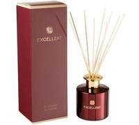 J-Line huile parfumée+bâtons Excellent - verre - rouge