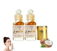 Huile Parfumée Fruitée En Roll-on 3 Ml, Parfum Floral Fruité Longue Durée Pour Femmes, En Roll-on Format Voyage, Sans Alcool, Doux Pour La Peau, Pour Femmes Et Hommes (2 pièces)