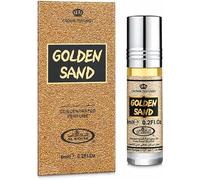 Huile Parfumée GOLDEN SAND Sable Doré Al Rehab 6 ml Gourmand Sucré Vanille Caramel Sans Alcool - Musc Huile de Parfum Orientale pour Femme et Homme