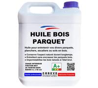 Huile Parquet - 5 L - Codeve Bois - Chêne rustique