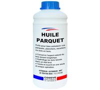Huile Parquet - Codeve Bois/Noyer - 1 L - Intérieur - Pour La Protection D'un Parquet Massif, Plancher, Escalier, Sol En Bois.