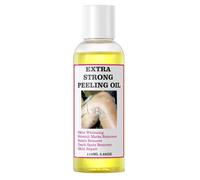 Huile Peeling Forte Pour Le Corps, 110ml D'huile De Peeling Jaune, Exfoliant Pour La Peau, Adoucissant, ÉLimine Les Callosités, Forte Aide À Resserrer Les Pores